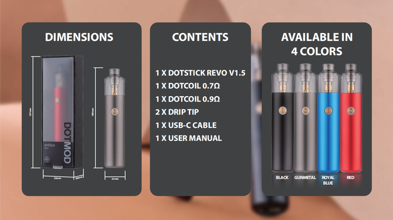 原廠正品 佩特里 Dotmod Revo V1.5 二代 三段式調壓 小煙主機