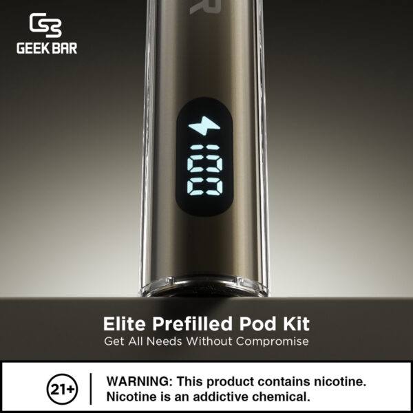 原廠正品 Geek Bar Elite Prefilled Pod Kit 菁英 一次性換彈 拋棄式 電子煙