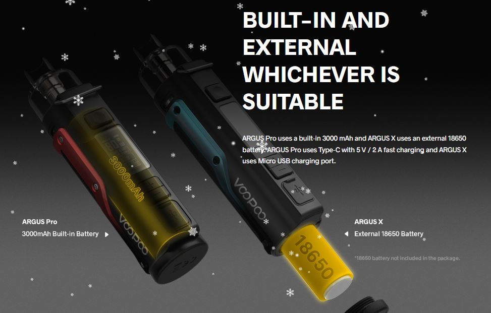 原廠正品 VOOPOO Argus X 80W 18650電池版