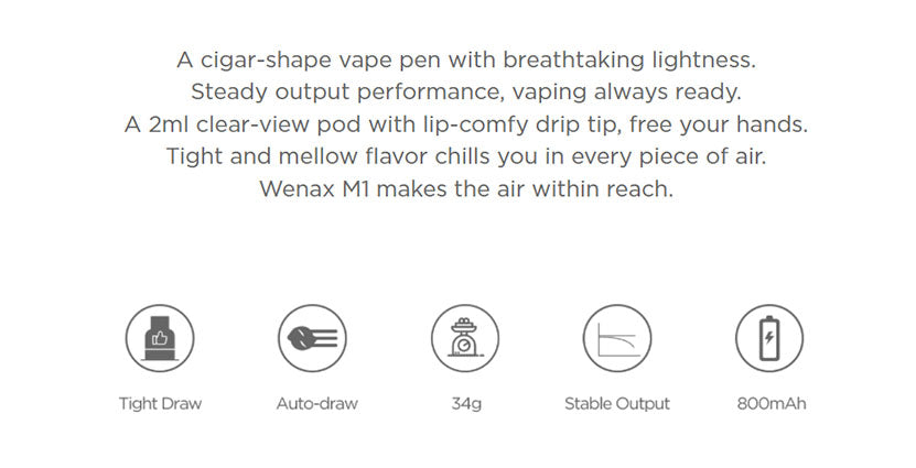 原廠正品 Geekvape Wenax M1 800mAh