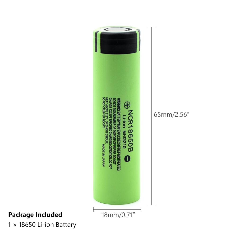原裝進口 Panasonic 國際牌 NCR18650B鋰 電池 3400mAh 手電筒專用