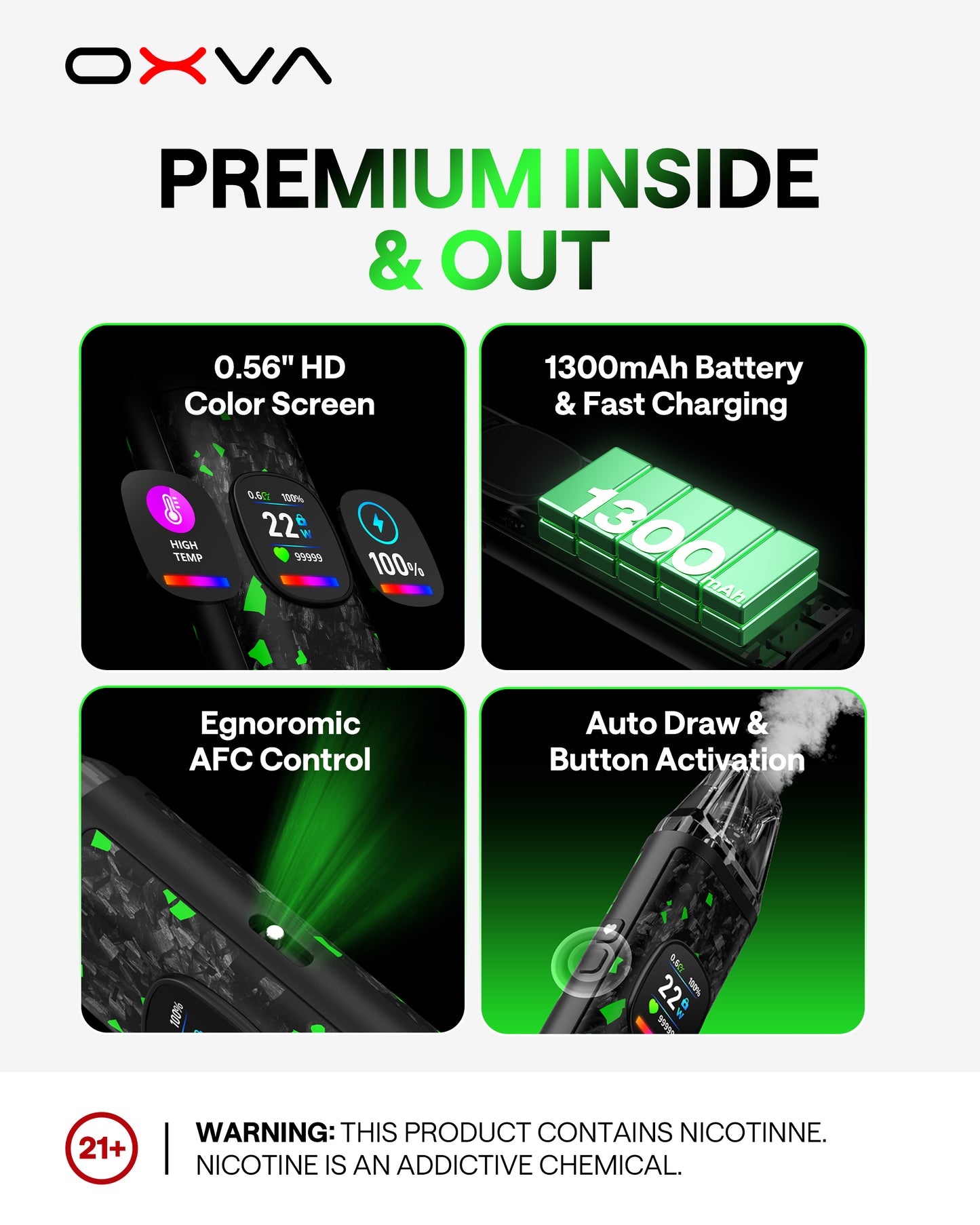 原廠正品 OXVA Xlim Pro 2 DNA 小蠻牛 – 全球首款 DNA 驅動 Pod 裝置