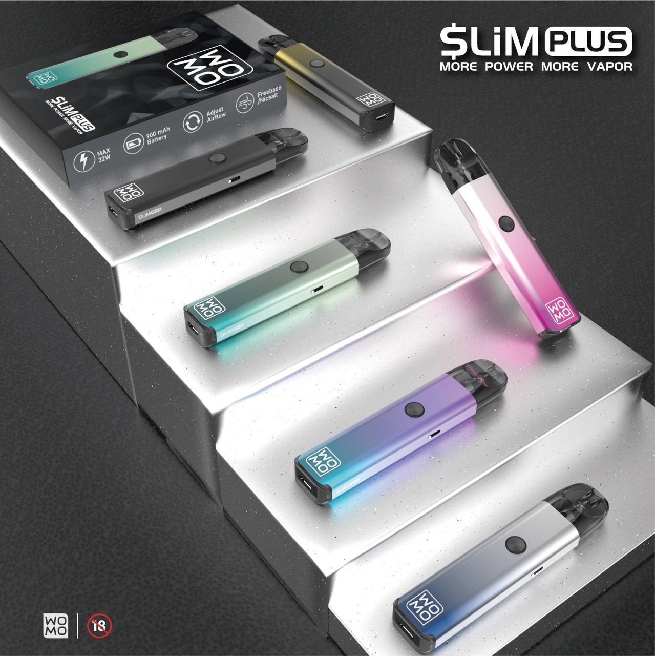 原廠正品 WOMO Slim Plus 奧默 32W 通用 OXVA XLIM 小蠻牛 XLIM PRO
