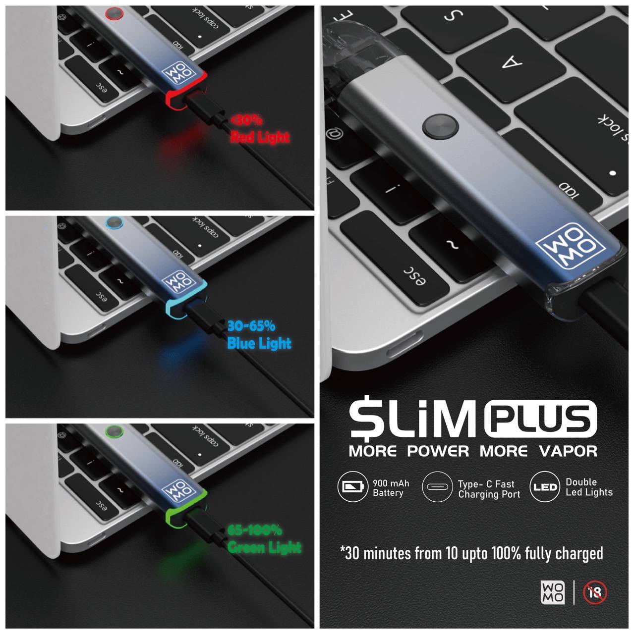 原廠正品 WOMO Slim Plus 奧默 32W 通用 OXVA XLIM 小蠻牛 XLIM PRO