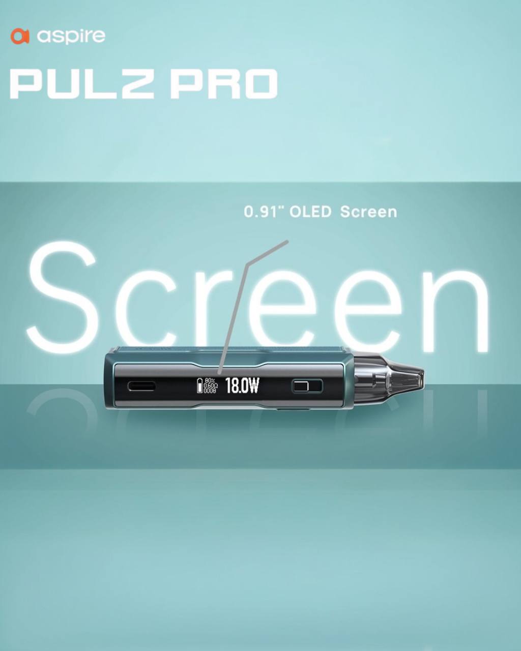 原廠正品 Aspire Pulz Pro 電子煙 小煙 注油式 大容量1400mAh Minican 5代