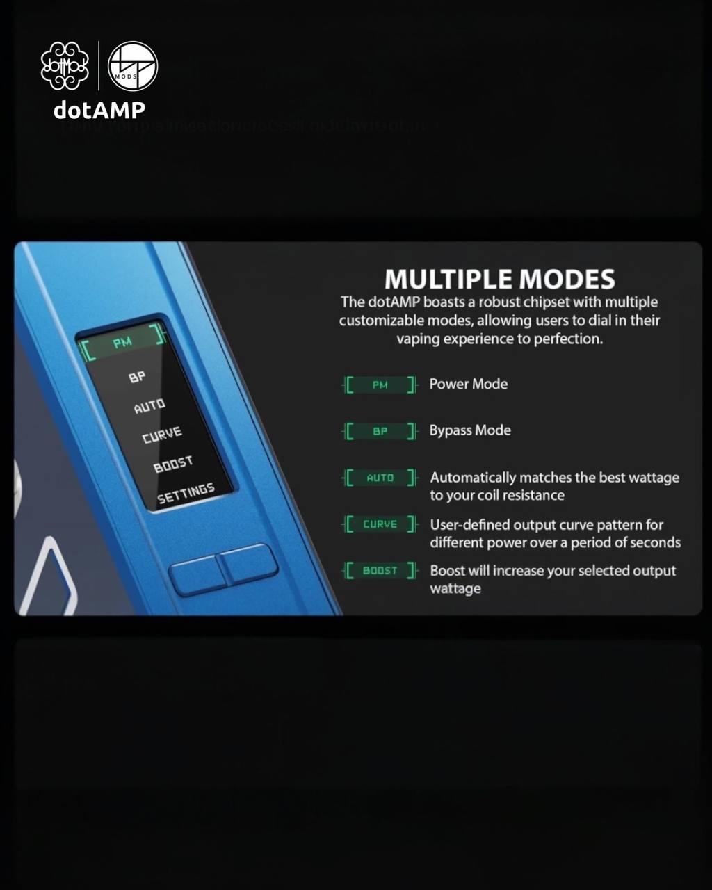 原廠正品 佩特里 dotMod X BP Mods dotAMP AIO 主機套裝 電子煙 小煙 大煙 V2 高品質美國主機套裝