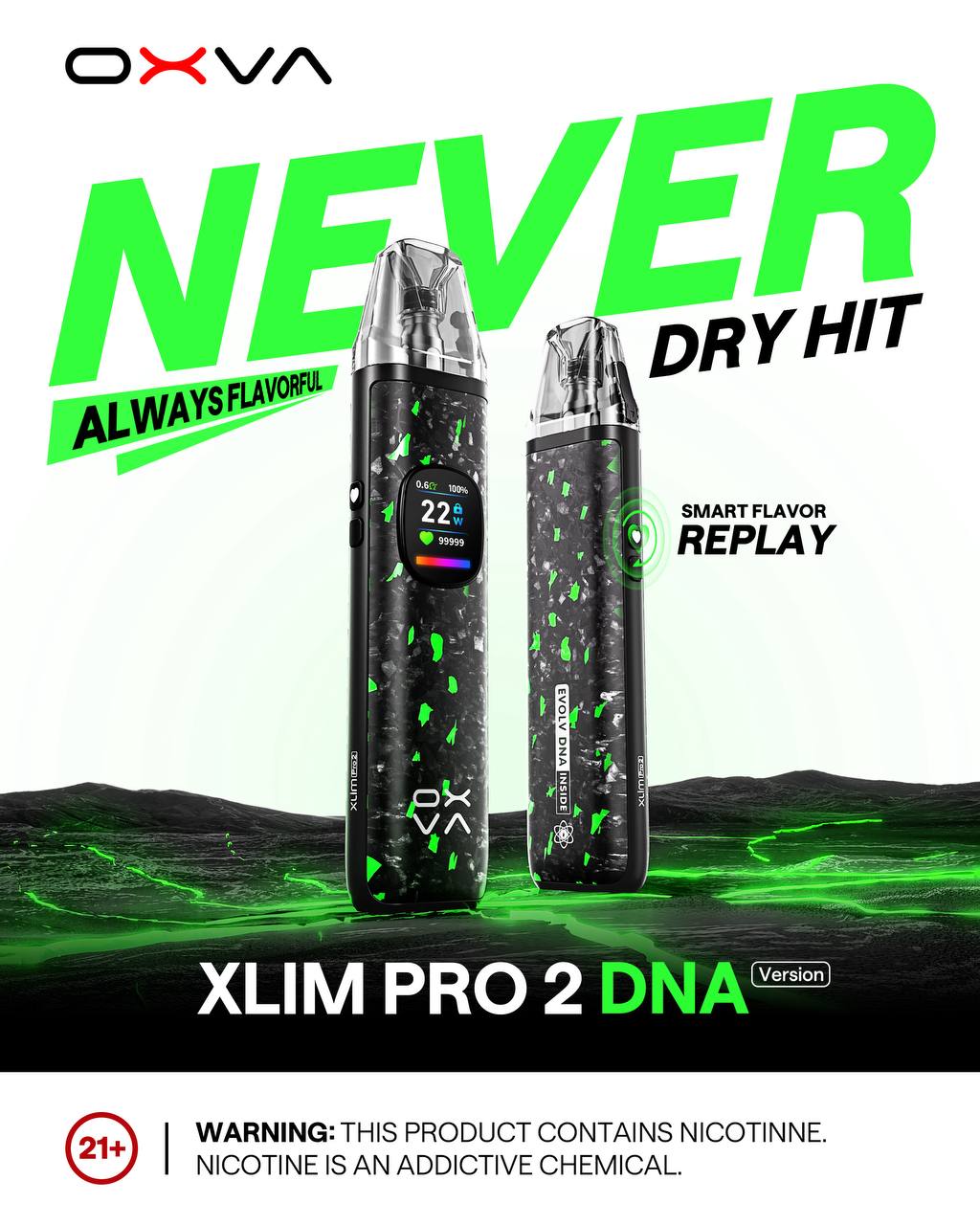 原廠正品 OXVA Xlim Pro 2 DNA 小蠻牛 – 全球首款 DNA 驅動 Pod 裝置