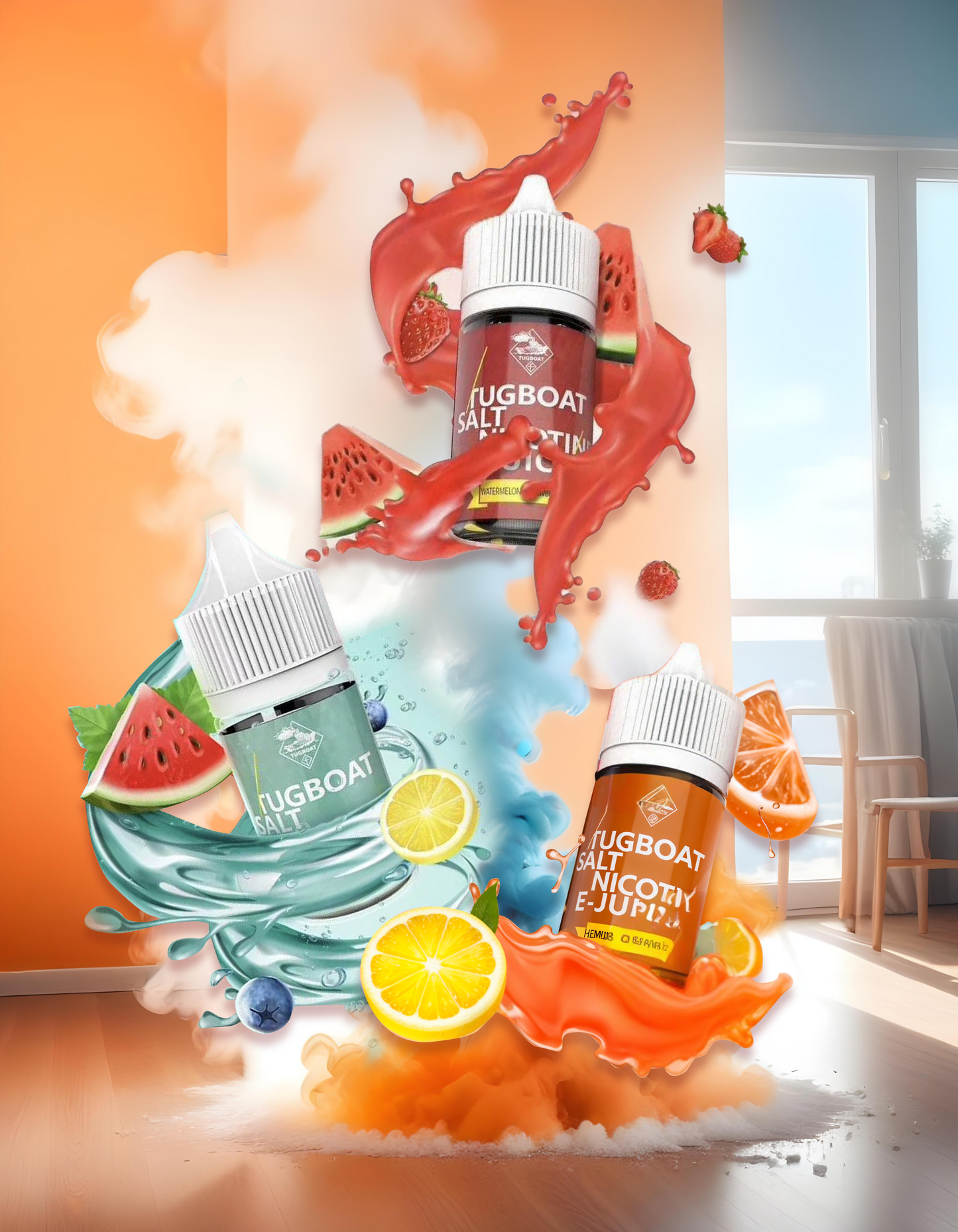 原裝正品 新拖船 TUGBOAT 系列  30ML 50鹽 煙油 小煙油