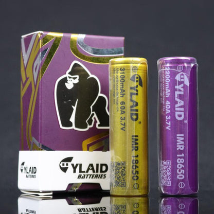 原廠正品 YLAID 大猩猩電池 18650 3100mah 60A 金皮 40A紫皮 克莱德