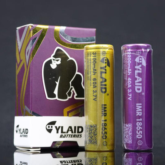 原廠正品 YLAID 大猩猩電池 18650 3100mah 60A 金皮 40A紫皮 克莱德
