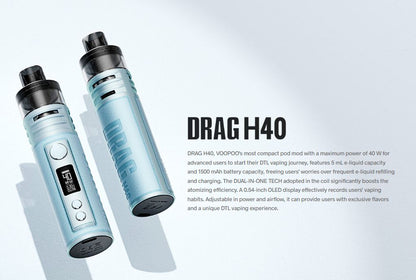原廠正品 VOOPOO DRAG H40 40W 電子煙主機套裝