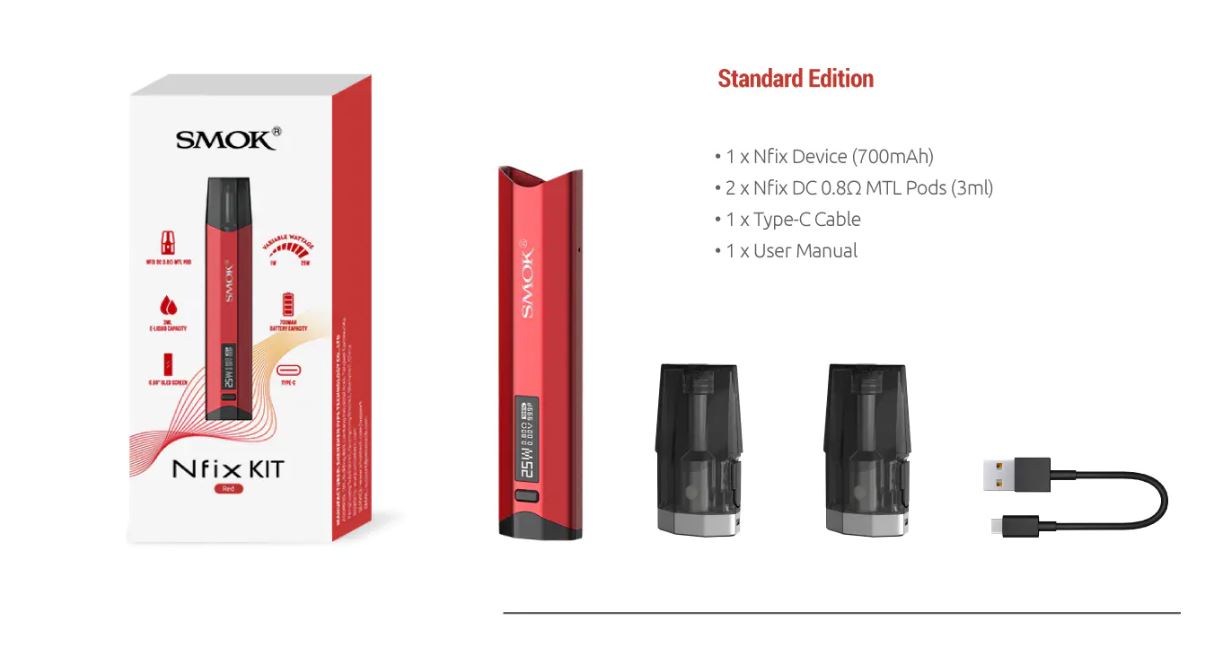 原廠正品 Smok Nfix 恩菲思 25W 電子煙 小煙 主機 彈