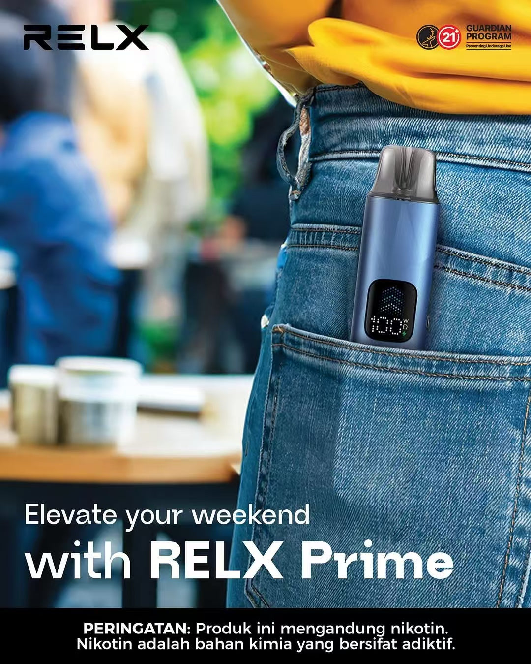 原廠正品 RELX PRIME 全球第一品牌 電子煙  主機套裝 小菸 小煙 自動智控霧化主機｜1000mAh 長效續航