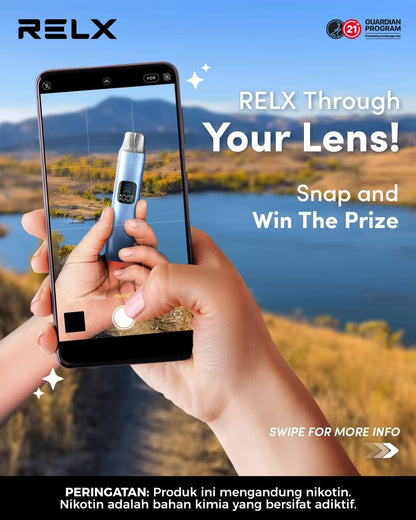 原廠正品 RELX PRIME 全球第一品牌 電子煙  主機套裝 小菸 小煙 自動智控霧化主機｜1000mAh 長效續航