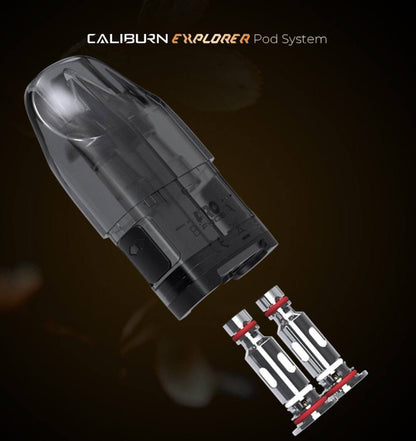 原廠正品 UWELL 探險家 探索者 Caliburn Explorer 雙線圈咖哩棒
