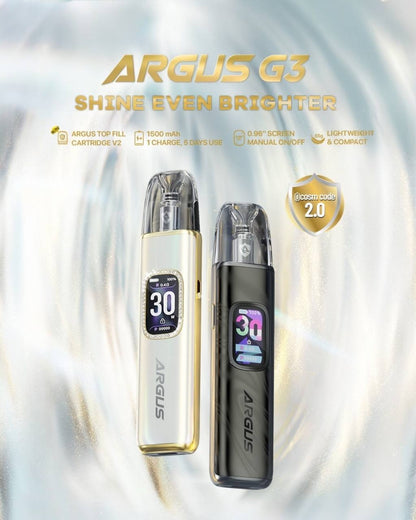 原廠正品 VOOPOO ARGUS G3 阿格斯 g3 1500mAh  大容量 電子煙 小煙