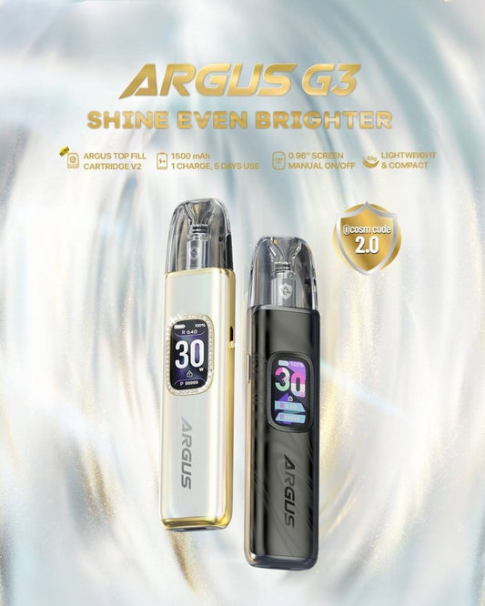 原廠正品 VOOPOO ARGUS G3 阿格斯 g3 1500mAh  大容量 電子煙 小煙