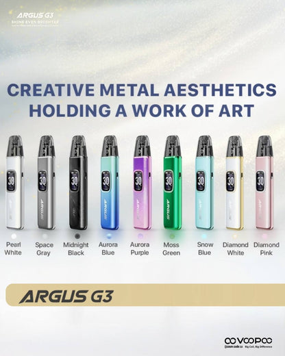 原廠正品 VOOPOO ARGUS G3 阿格斯 g3 1500mAh  大容量 電子煙 小煙