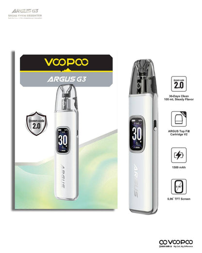 原廠正品 VOOPOO ARGUS G3 阿格斯 g3 1500mAh  大容量 電子煙 小煙