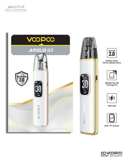 原廠正品 VOOPOO ARGUS G3 阿格斯 g3 1500mAh  大容量 電子煙 小煙