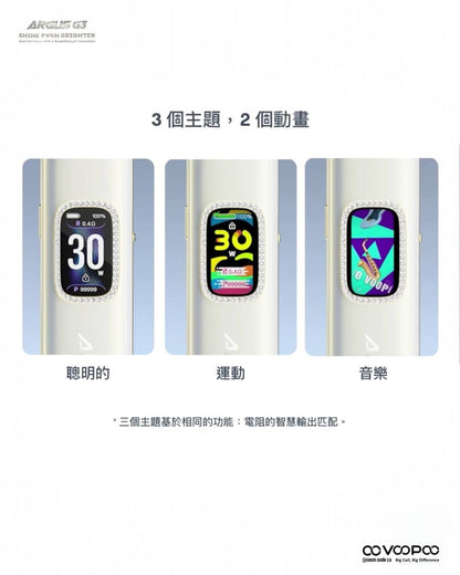 原廠正品 VOOPOO ARGUS G3 阿格斯 g3 1500mAh  大容量 電子煙 小煙